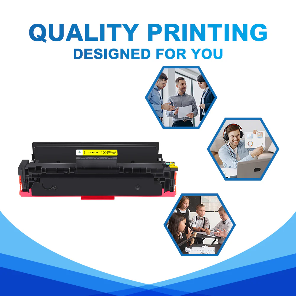 CF412X - Compatible HP 410X Yellow Toner Cartridge - High Yield - Image 4