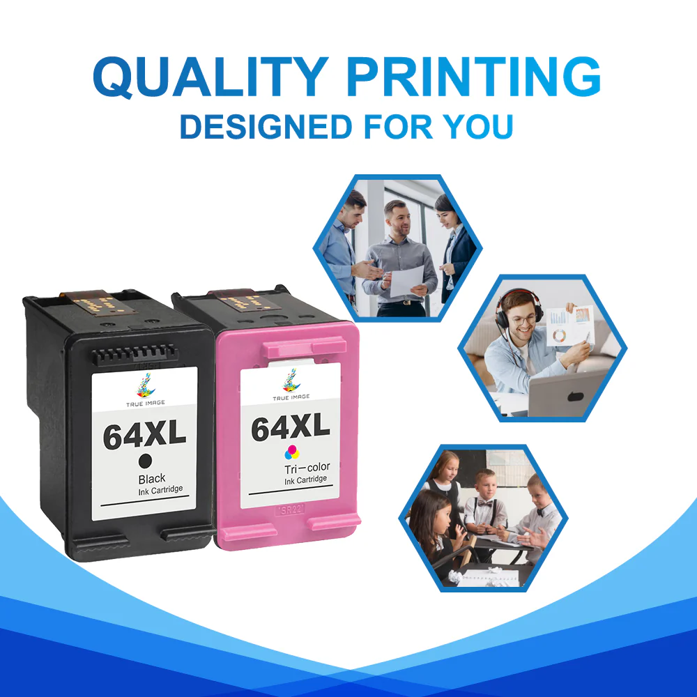 Compatible HP 64XL (Firmware Safe) Ink Cartridge - Combo Pack - Image 4