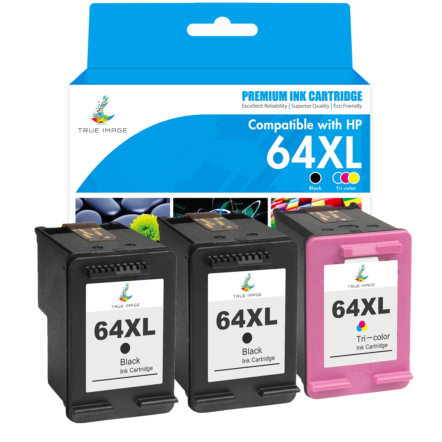 Compatible HP 64XL (Firmware Safe) Ink Cartridge - Combo Pack - Image 6