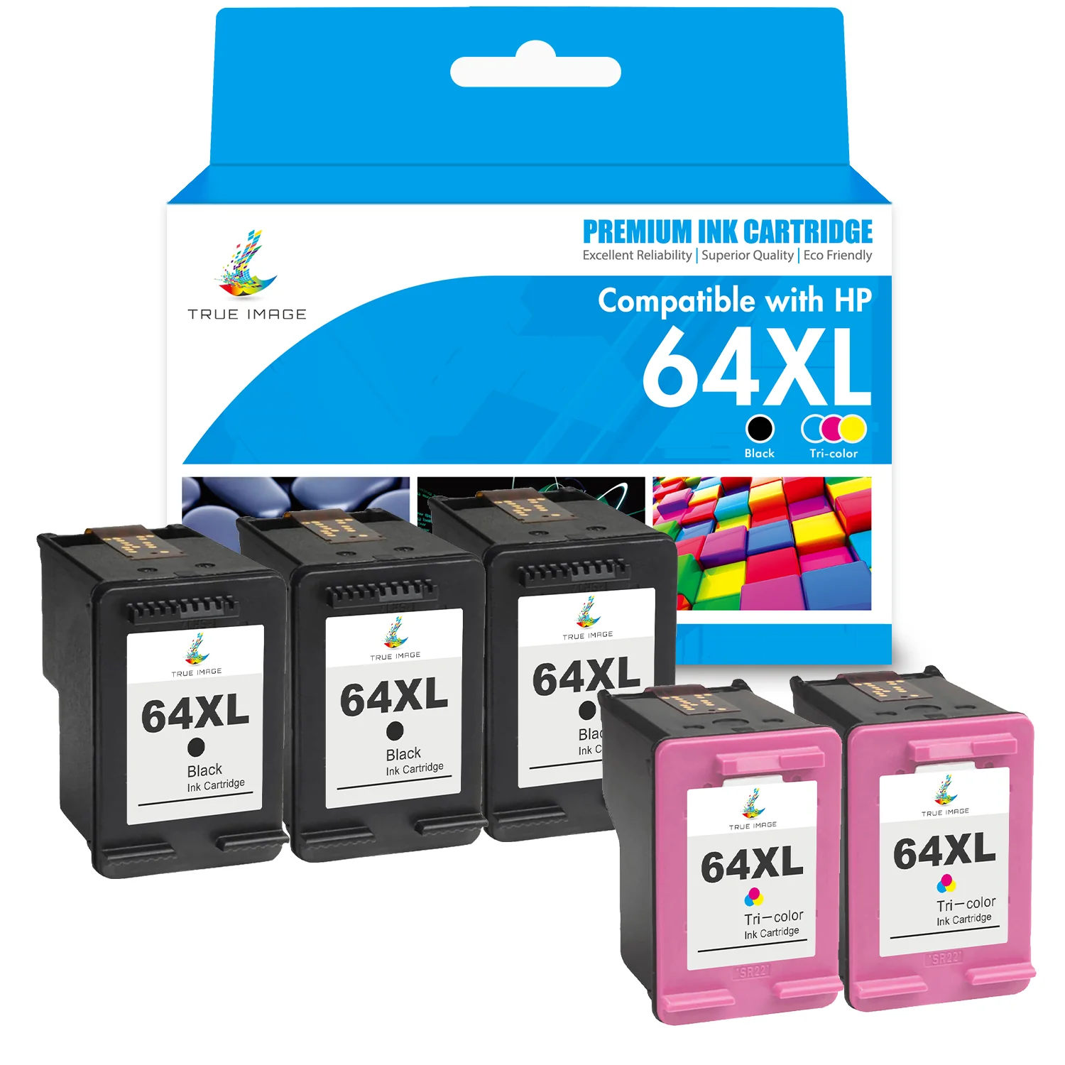 Compatible HP 64XL (Firmware Safe) Ink Cartridge - Combo Pack - Image 7