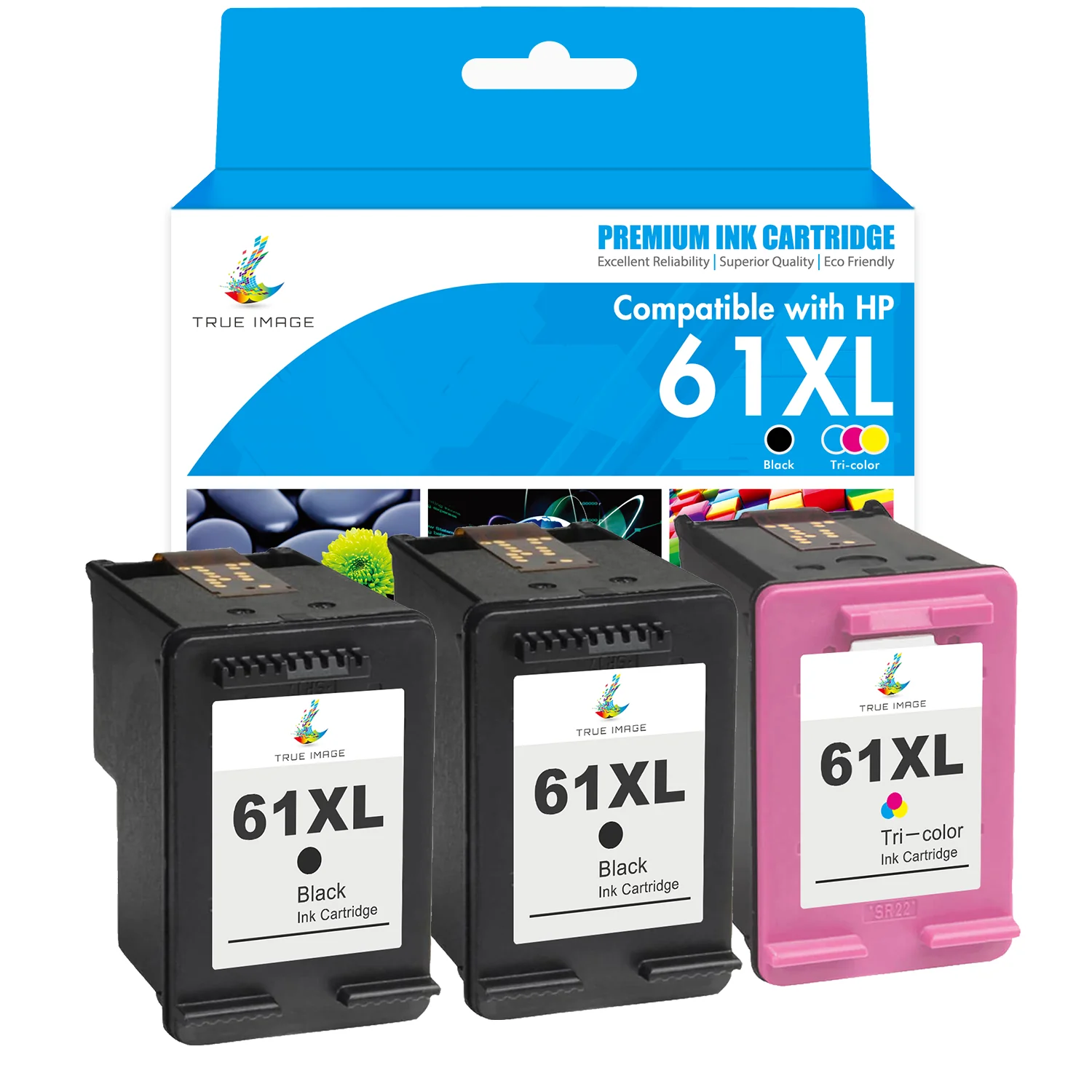 Compatible HP 61XL (Firmware Safe) Ink Cartridge - Multi Pack - Image 6