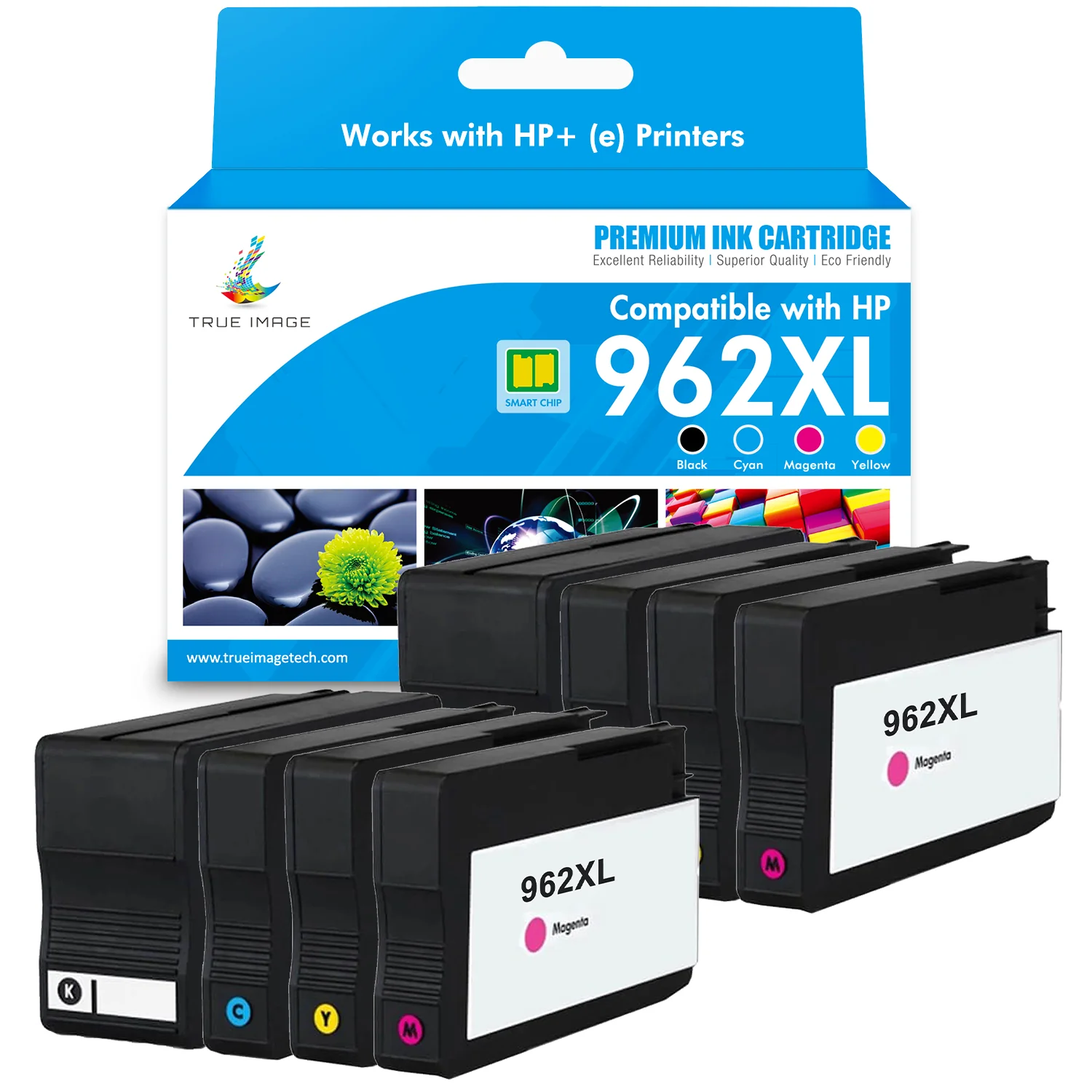 HP OfficeJet Pro 9025(e) Ink - Compatible HP 962 962XL Ink Set - Image 12