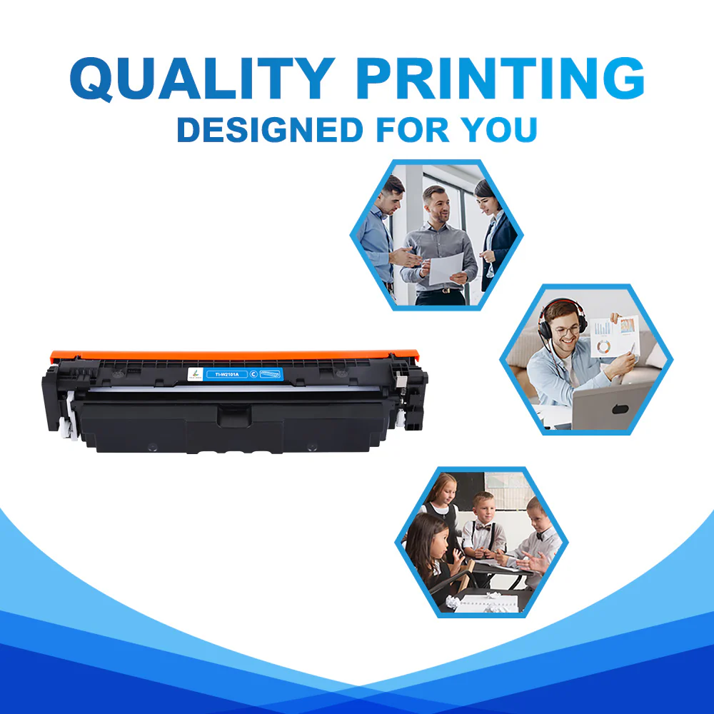 Firmware-Safe Replacement HP 210A (W2101A) Cyan Toner Cartridge - Image 4