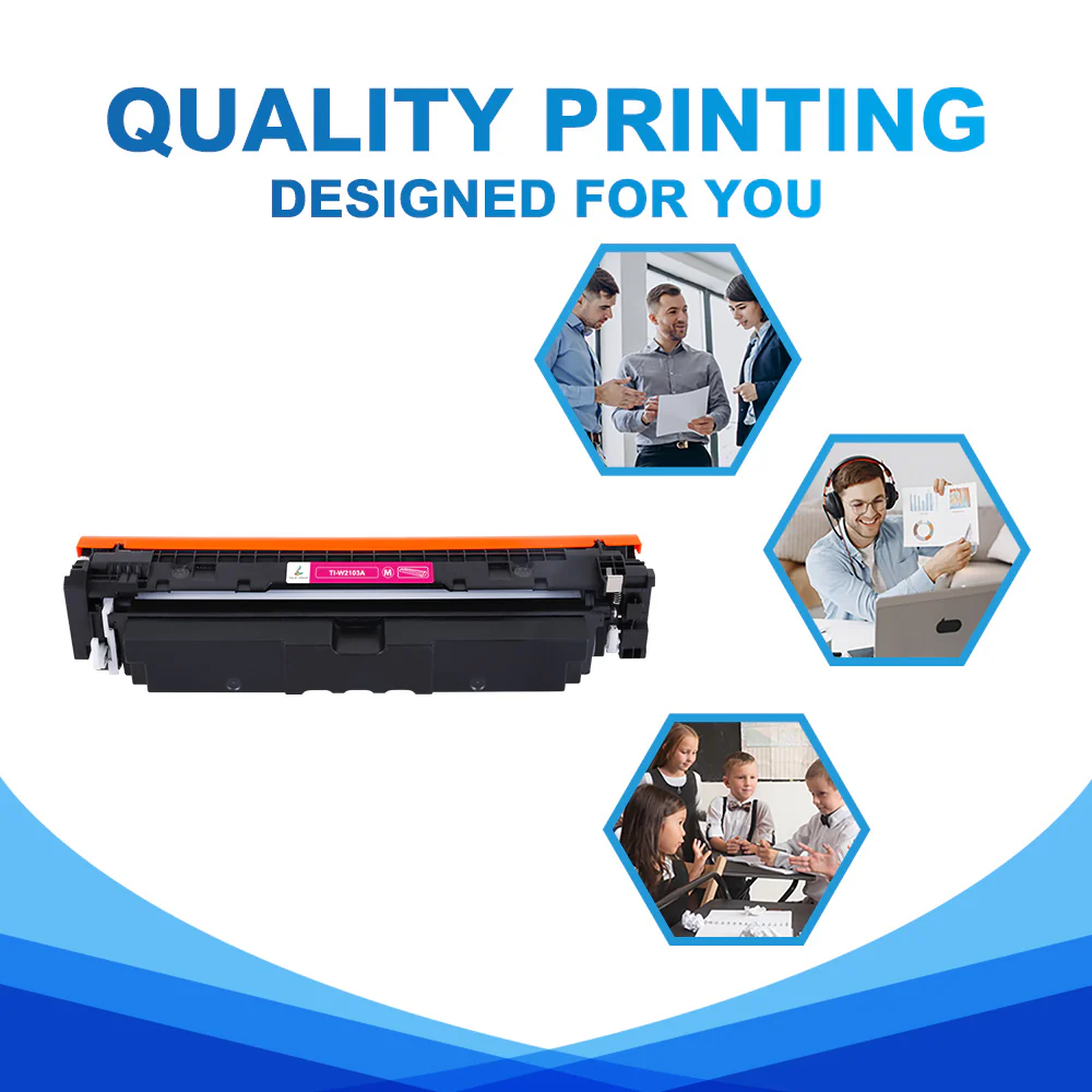 Firmware-Safe Replacement HP 210A (W2103A) Magenta Toner Cartridge - Image 4