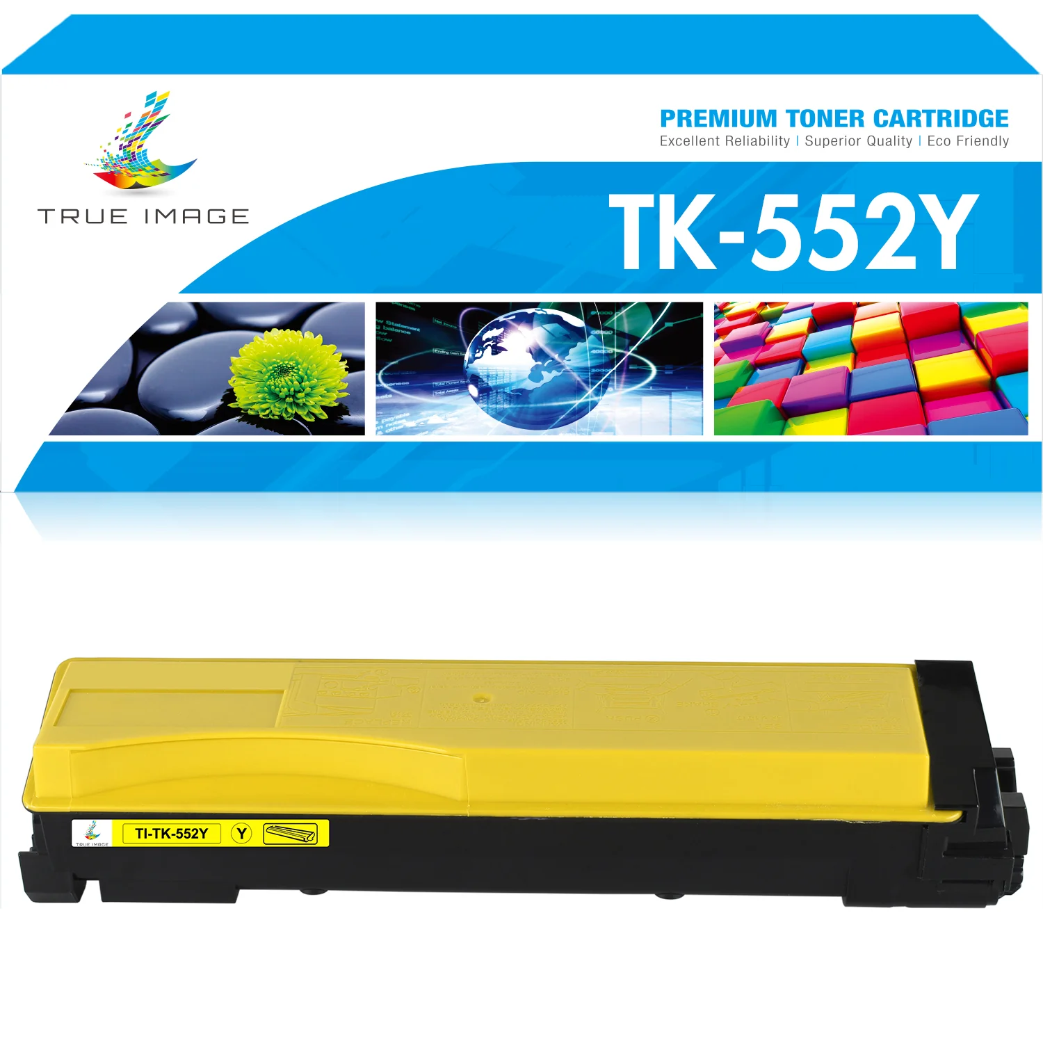 Kyocera Compatible TK-552Y Yellow Toner Kits