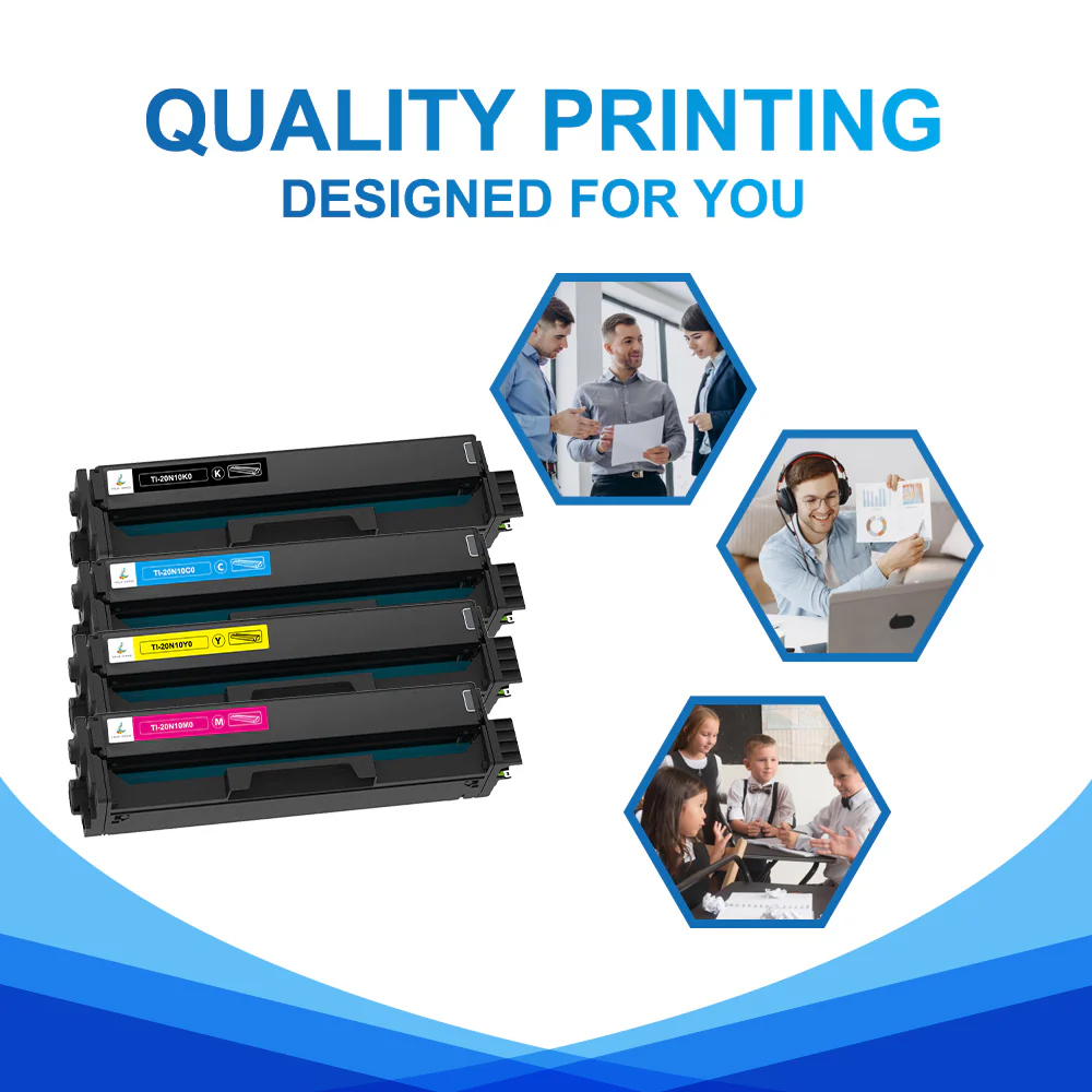 Lexmark 20N10K0, 20N10C0, 20N10M0, 20N10Y0 Toner Set for CS331/431, CX331/431 | CMYK 4-Pack - Image 4