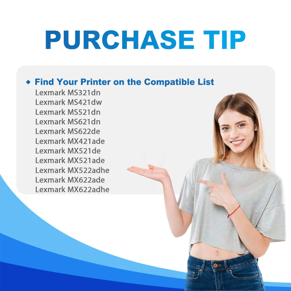 56F1000 - Compatible Lexmark 561A Black Standard Yield Toner Cartridge - Image 3