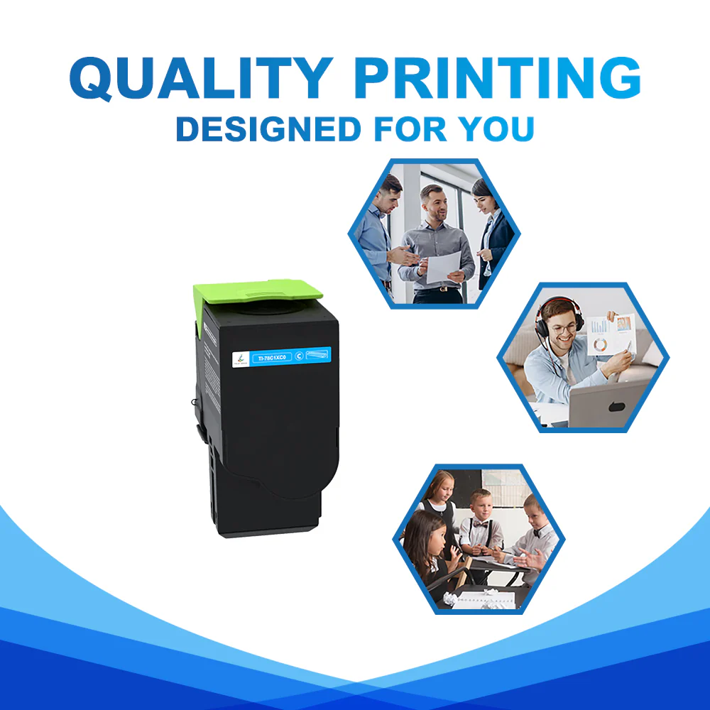 78C1XC0 - Compatible Lexmark 781X Cyan High Yield Toner Cartridge - Image 5