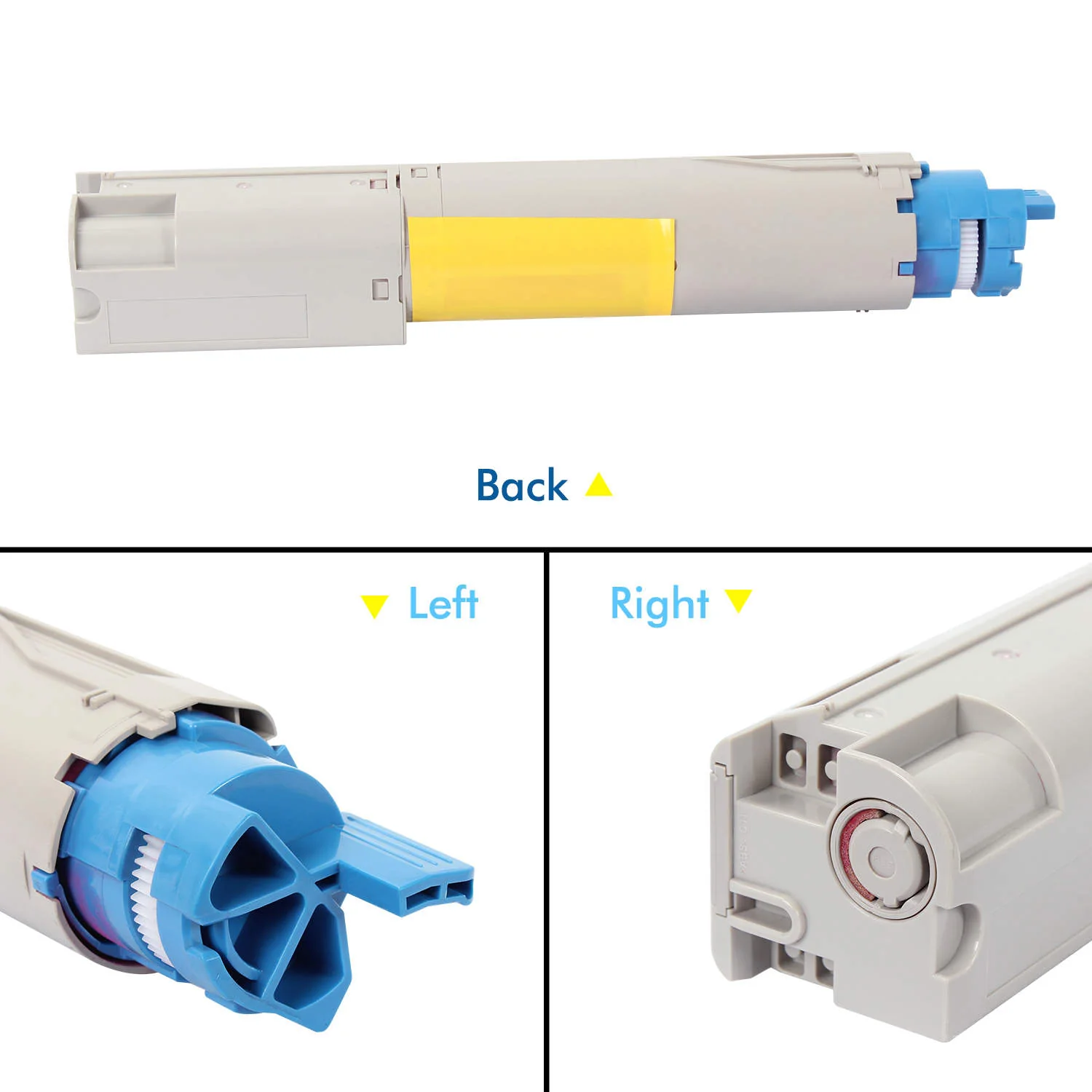 Okidata Compatible 43459301 High Yield Yellow Toner Kits - Image 2