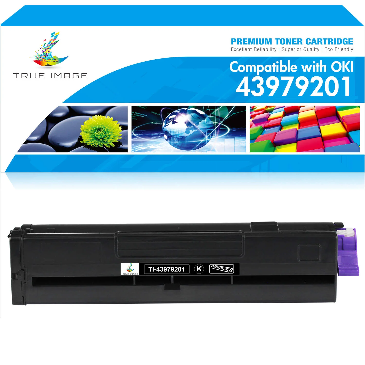 Okidata Compatible 43979201 High Yield Black Toner Cartridge