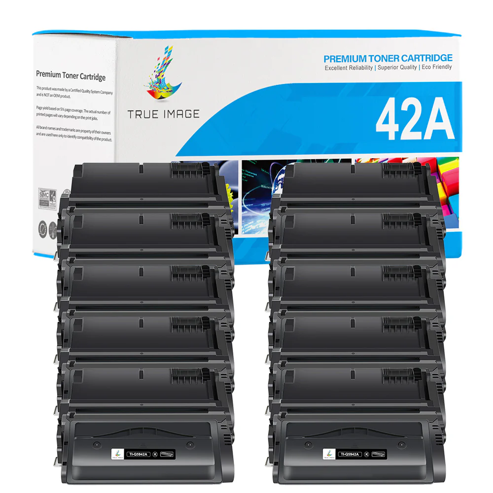 Compatible HP LaserJet 42A Cartridge - Standard Yield - 10 Packs