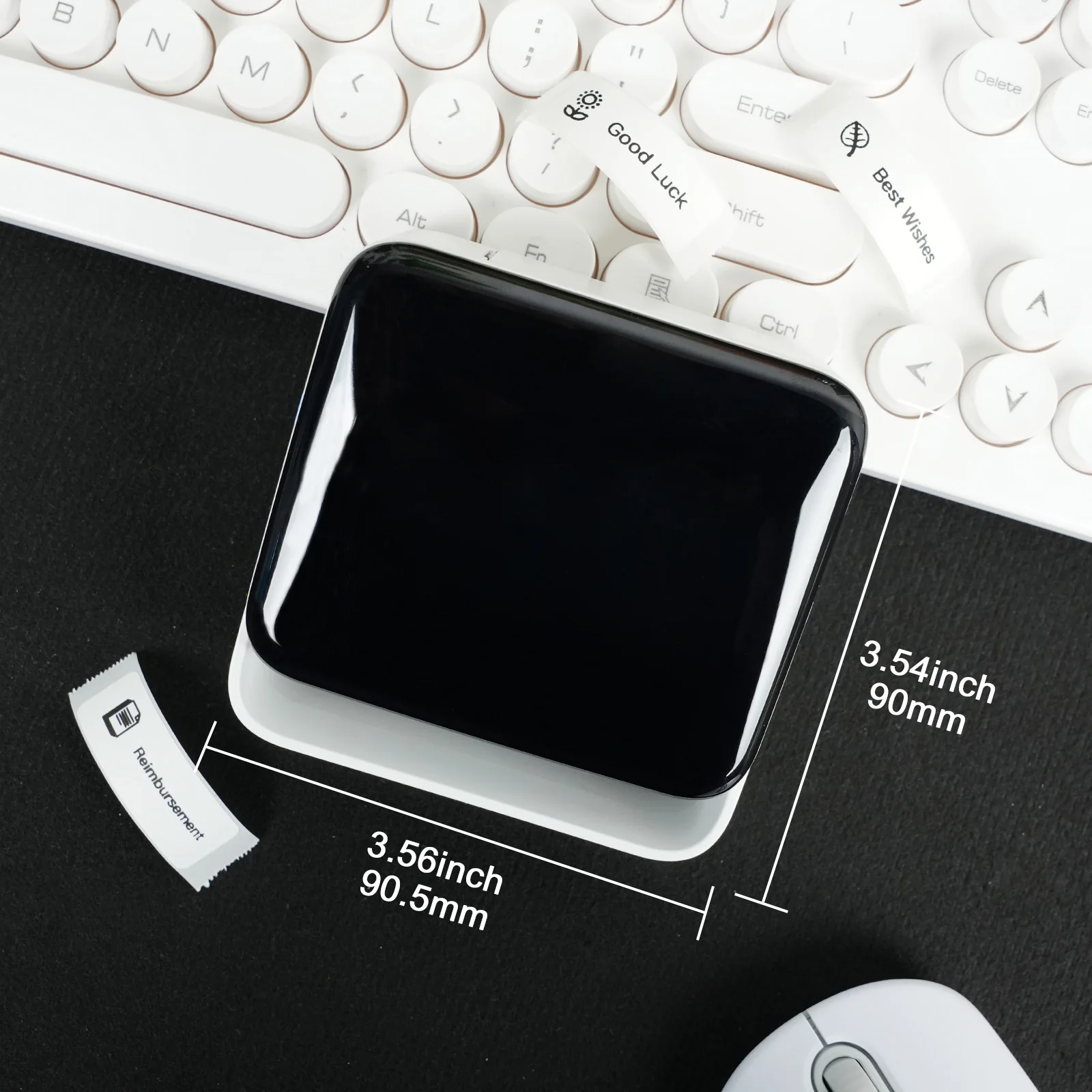 True Image TY12A - 0.5 Inch Mini Label Maker Machine (Thermal Printer) - USB & Bluetooth Compatible - Image 3
