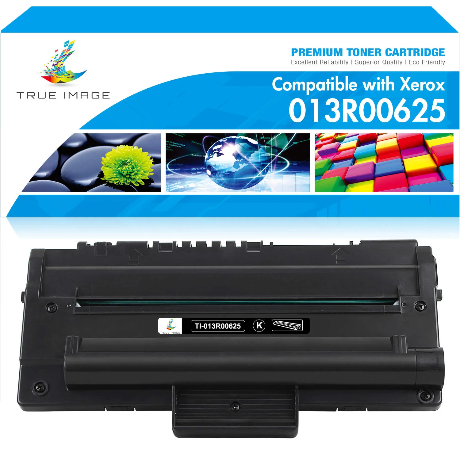 Xerox Compatible 013R00625 Black Toner Cartridge