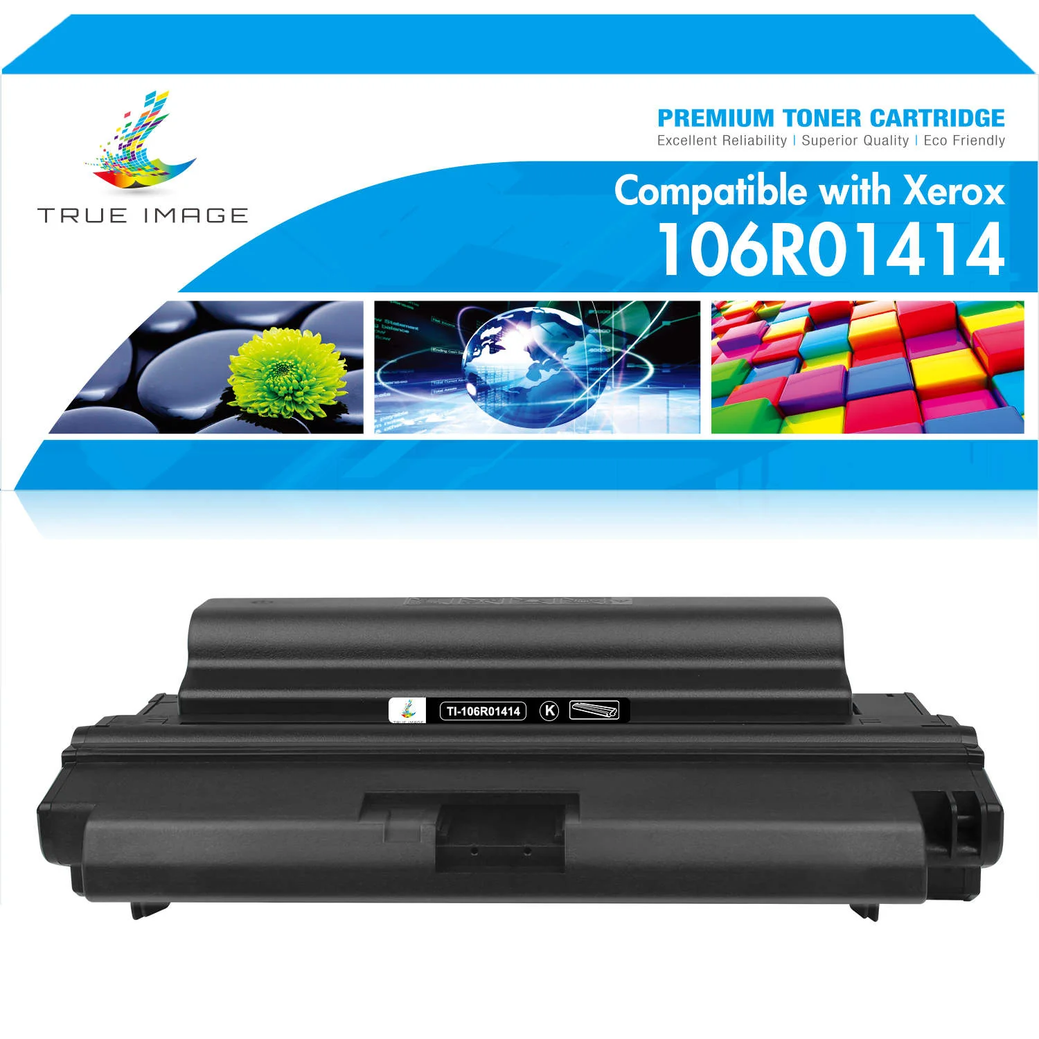Xerox Compatible 106R01414 Black Toner Cartridge