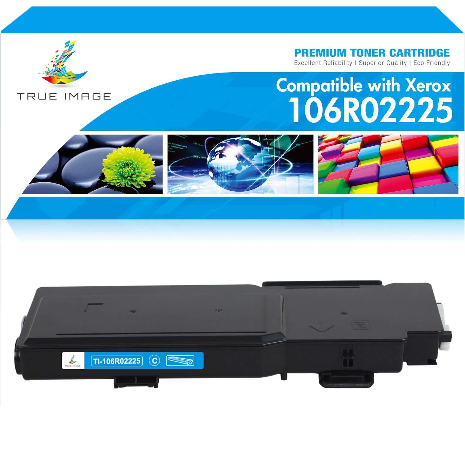 Xerox Compatible 106R02225 High Yield Cyan Toner Kits