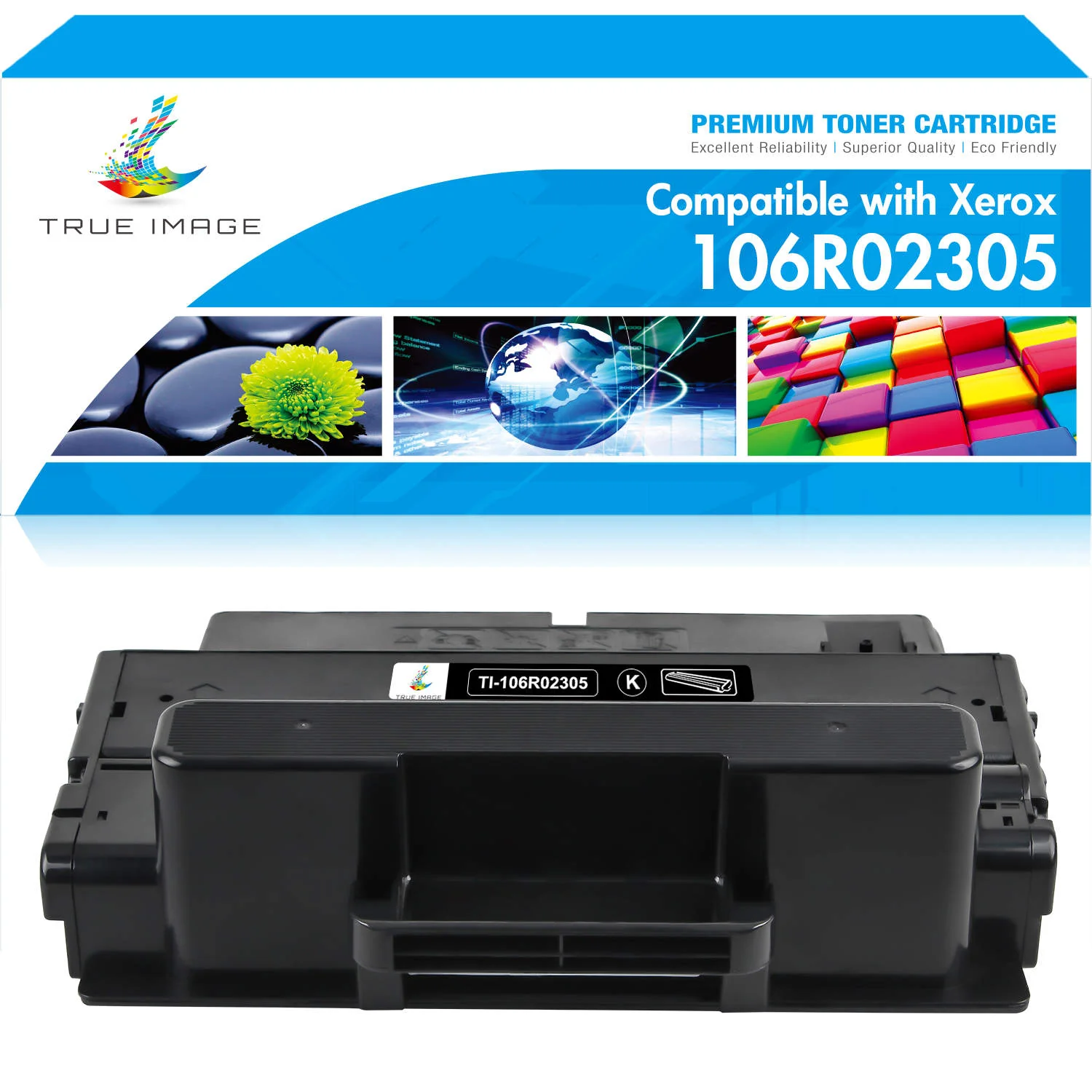 Xerox Compatible 106R02305 Black Toner Cartridge