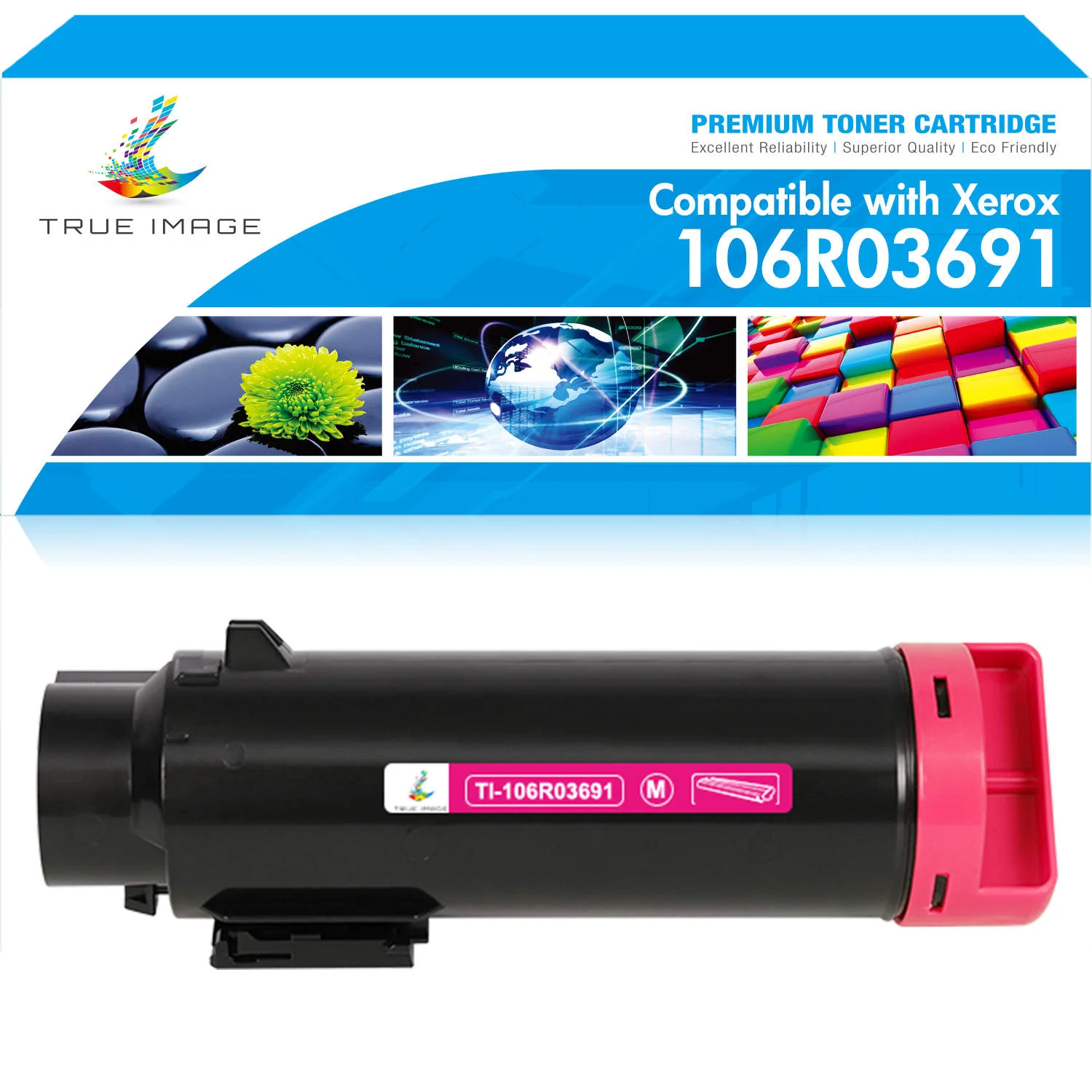 Compatible Xerox 106R03691 Extra High Yield Magenta Toner Cartridge