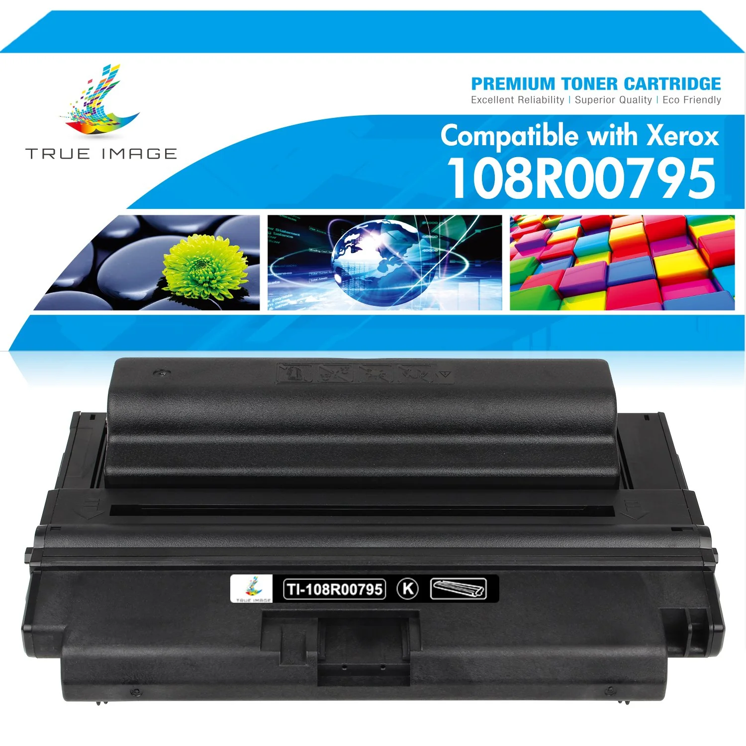 Xerox Compatible 108R00795 Black Toner Cartridge