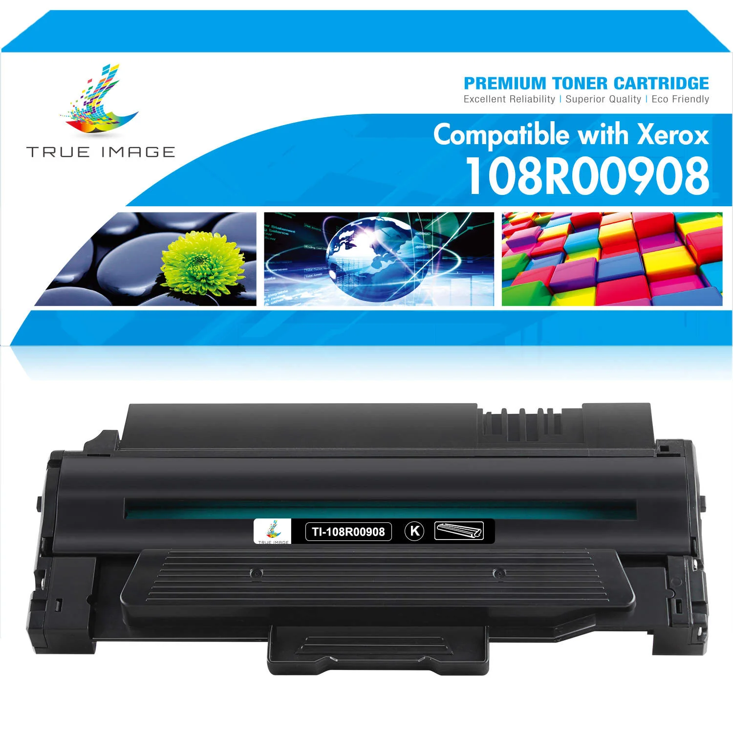 Xerox Compatible 108R00908 Black Toner Cartridge