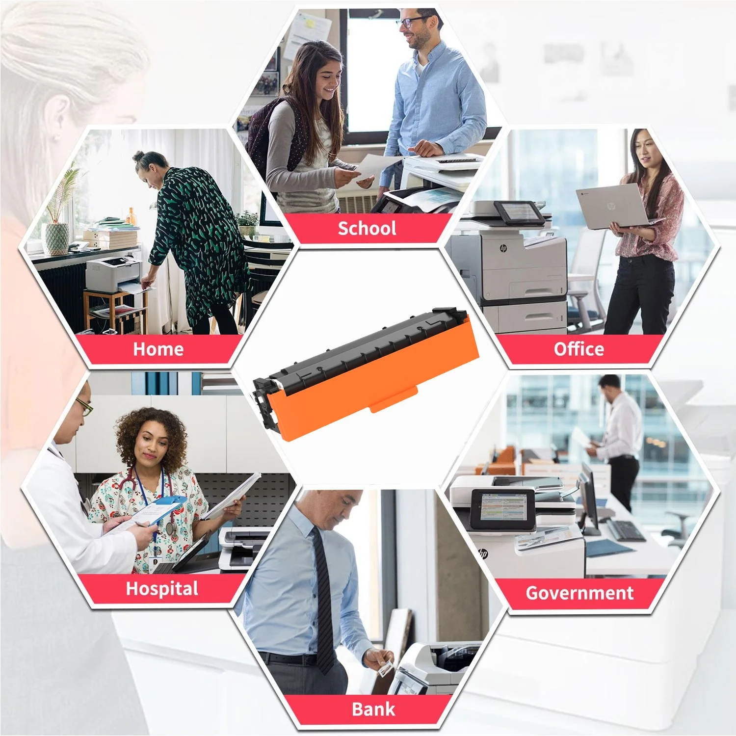 Compatible Xerox Phaser 6510/WorkCentre 6515 Toner Set - High YIeld - Image 6